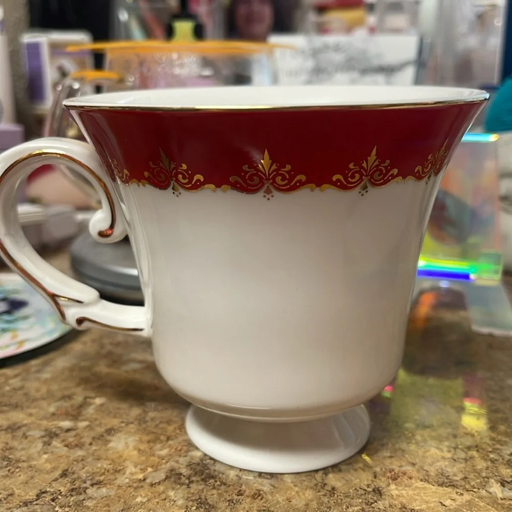 Francesca’s Happy Alcoholidays Footed Tea Cup